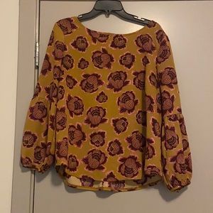 Ann Taylor floral blouse